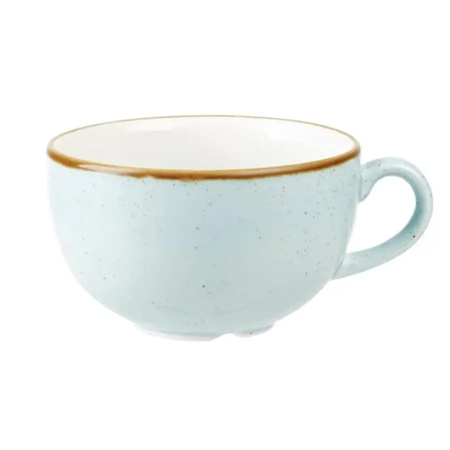 Stonecast cappuccinokoppen | Blauw | 354ml | 12 stuks