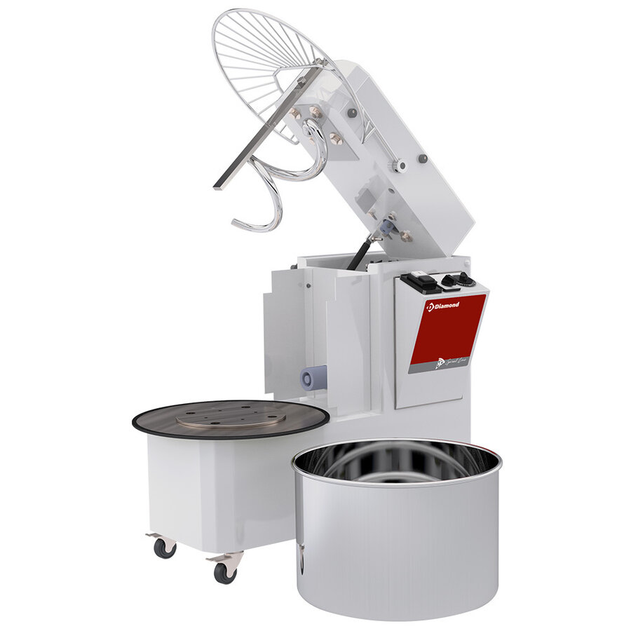 spiral kneader | 53 litres | 2 speeds | timer