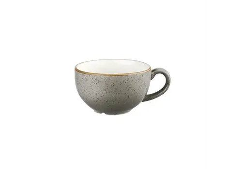  Churchill Tasses à cappuccino en pierre moulée | Gris | 354 ml | 12 pièces 