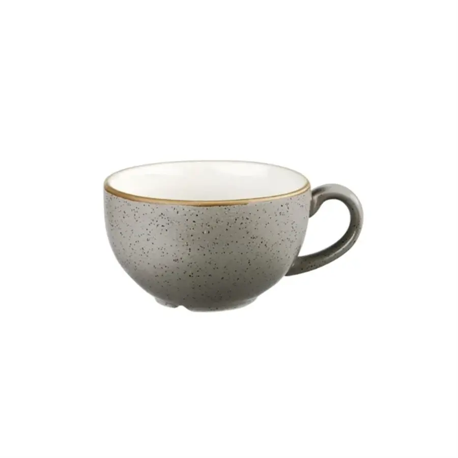 Tasses à cappuccino en pierre moulée | Gris | 354 ml | 12 pièces