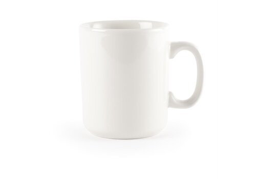  Churchill Plain Whiteware Windsor Mugs | 280ml | 36 pieces 