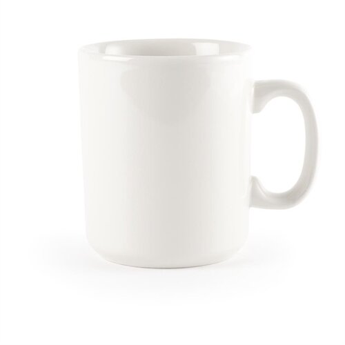  Churchill Plain Whiteware Windsor Mugs | 280ml | 36 pieces 