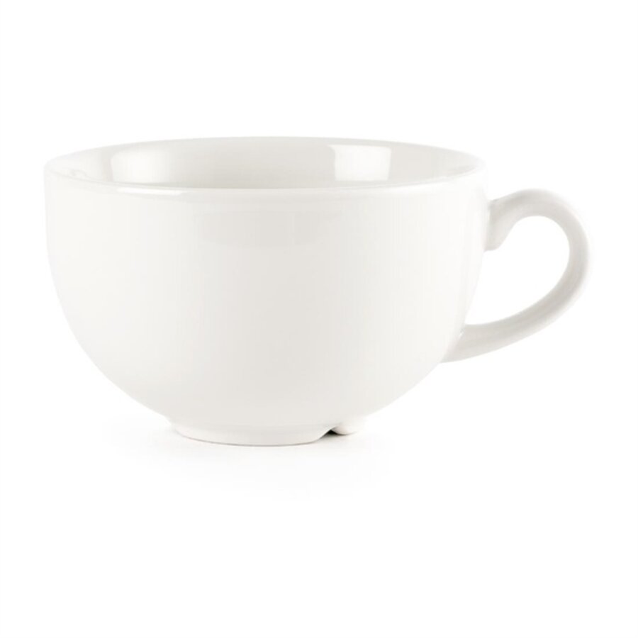 Whiteware cappuccino cups | 34cl | 24 pieces