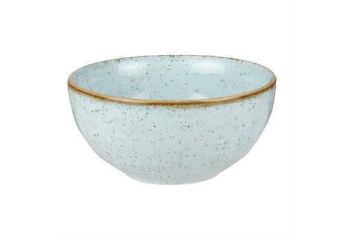  Churchill Bols à soupe ronds en pierre moulée bleu | Ø13,2cm | 12 pièces 