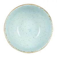 Bols à soupe ronds en pierre moulée bleu | Ø13,2cm | 12 pièces