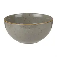 Bols à soupe ronds en pierre moulée gris | Ø13,2cm | 12 pièces