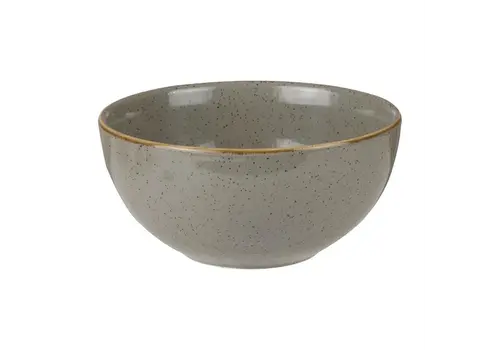  Churchill Bols à soupe ronds en pierre moulée gris | Ø13,2cm | 12 pièces 