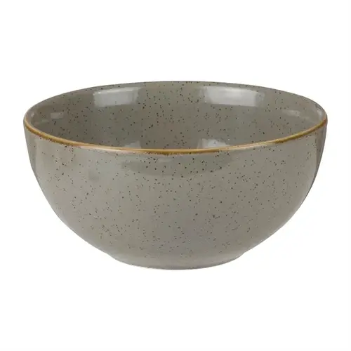  Churchill Bols à soupe ronds en pierre moulée gris | Ø13,2cm | 12 pièces 