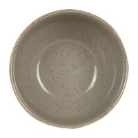 Stonecast round soup bowls gray | Ø13.2cm | 12 pieces