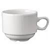 Churchill Whiteware Nova stackable teacups | 21.3cl | 24 pieces