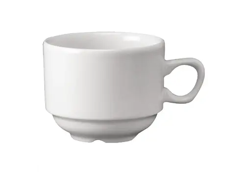  Churchill Tasses à thé empilables Whiteware Nova | 21,3 cl | 24 pièces 