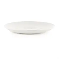 Whiteware cappuccino saucers | Ø16cm | 24 pieces
