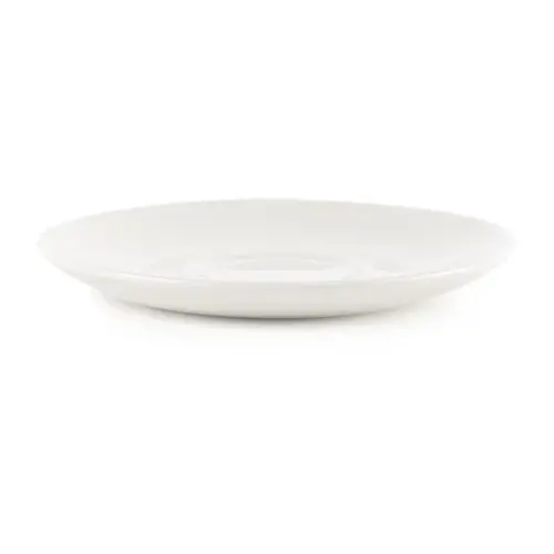 Churchill Soucoupes à cappuccino en porcelaine blanche | Ø16cm | 24 pièces 