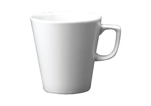  Churchill Tasses à latte macchiato en céramique blanche | 34cl | 12 pièces 