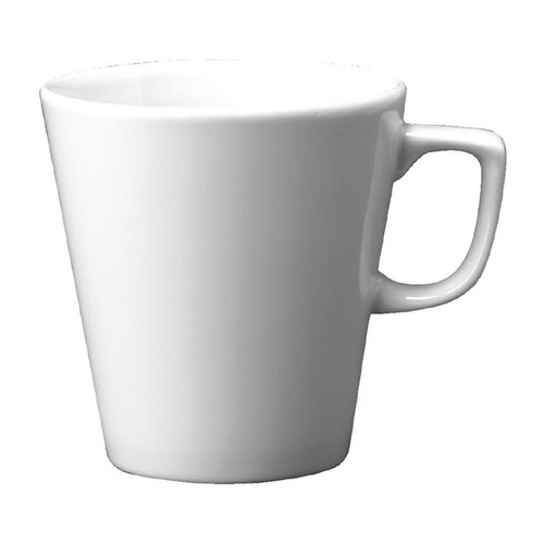 Churchill Tasses à latte macchiato en céramique blanche | 34cl | 12 pièces 