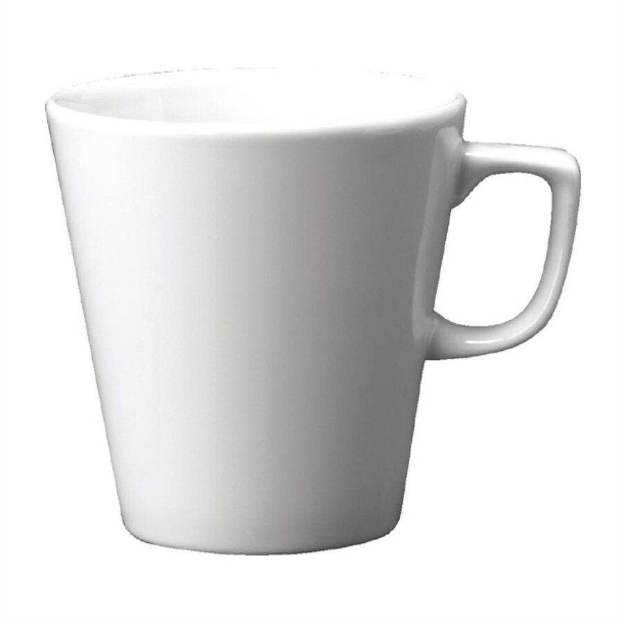 Latte Macchiato Tassen aus Weißware | 34 cl | 12 Stück