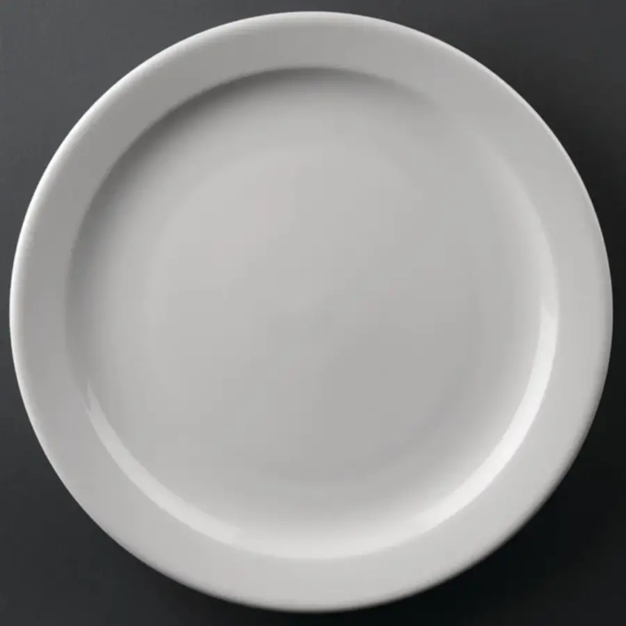 Athena plates with narrow rim | Ø25.4cm | 12 pieces)