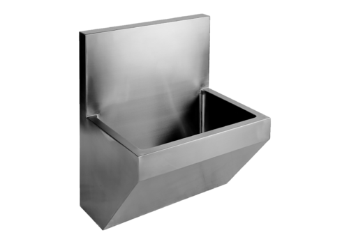  HorecaTraders Industrial laundry chute | Stainless steel | 150x52x (h) 83 cm 