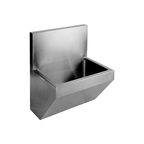  HorecaTraders Industrial laundry chute | Stainless steel | 150x52x (h) 83 cm 