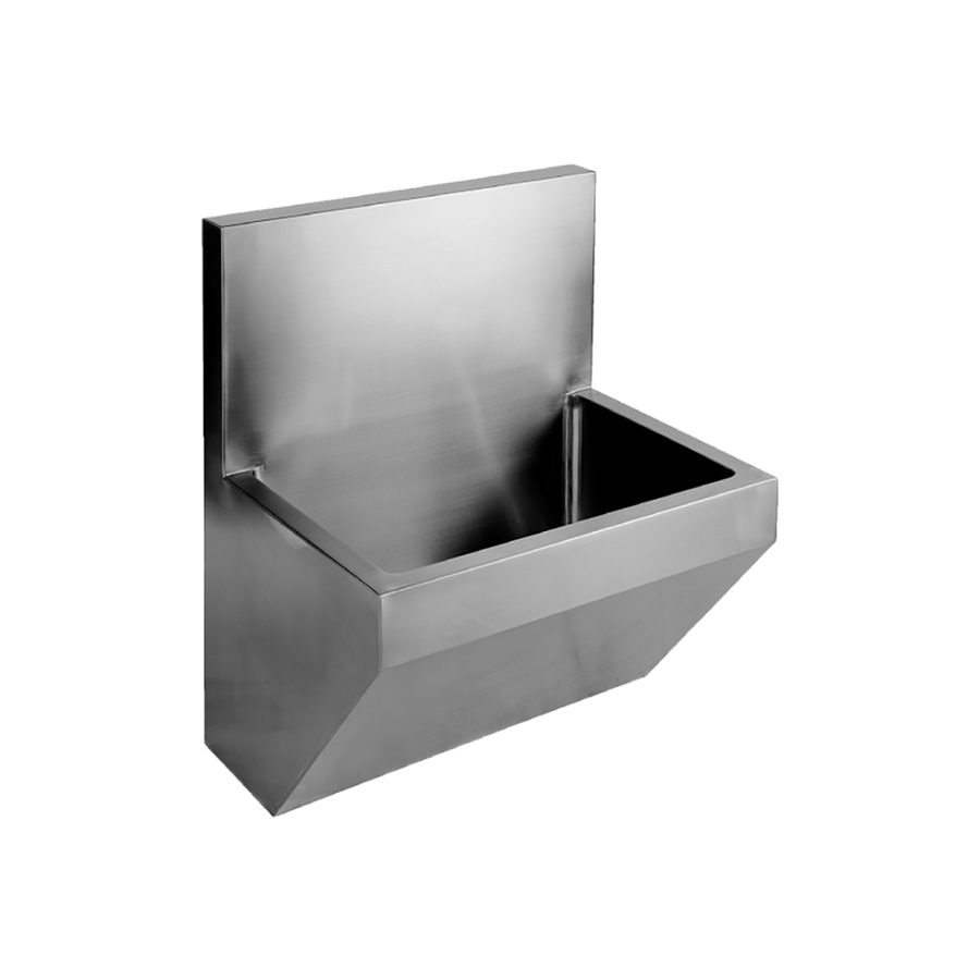 Industrial wash basin | Stainless steel | 150x52x(h)83 cm