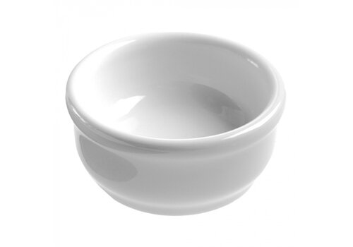  HorecaTraders beurrier | blanc | Ø6,0cm | Porcelaine 