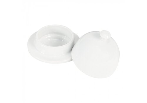  HorecaTraders beurrier | blanc | Ø9,0cm | Porcelaine 