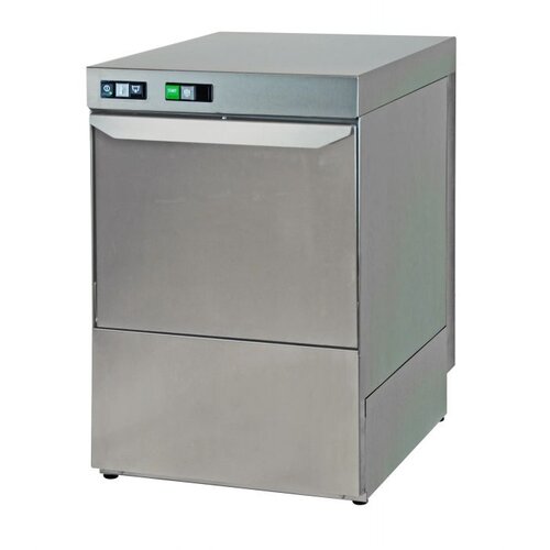  HorecaTraders DISHWASHER FRONT LOADING SL 500-400 DP DDE WITH DRAIN PUMP AND SOAP DOSING PUMP 