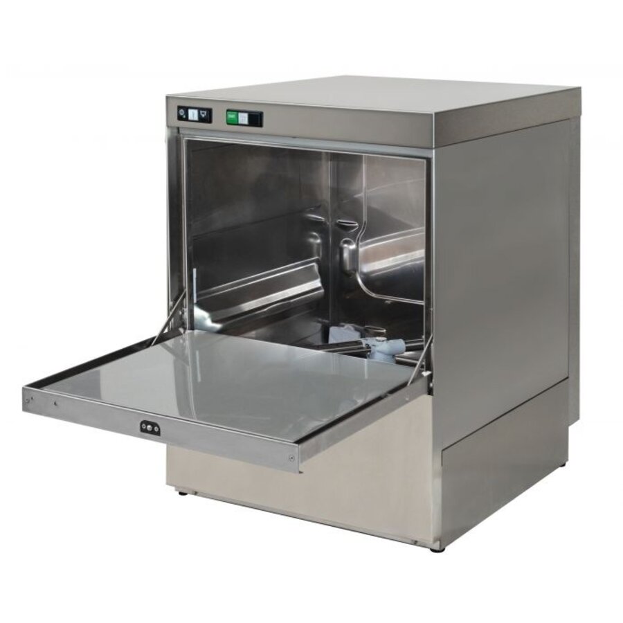 DISHWASHER FRONT LOADING SL 500-400 DP DDE WITH DRAIN PUMP AND SOAP DOSING PUMP