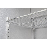 réfrigérateur bar | acier inoxydable | 189L | 2 portes | 500 x 870 x 840 mm
