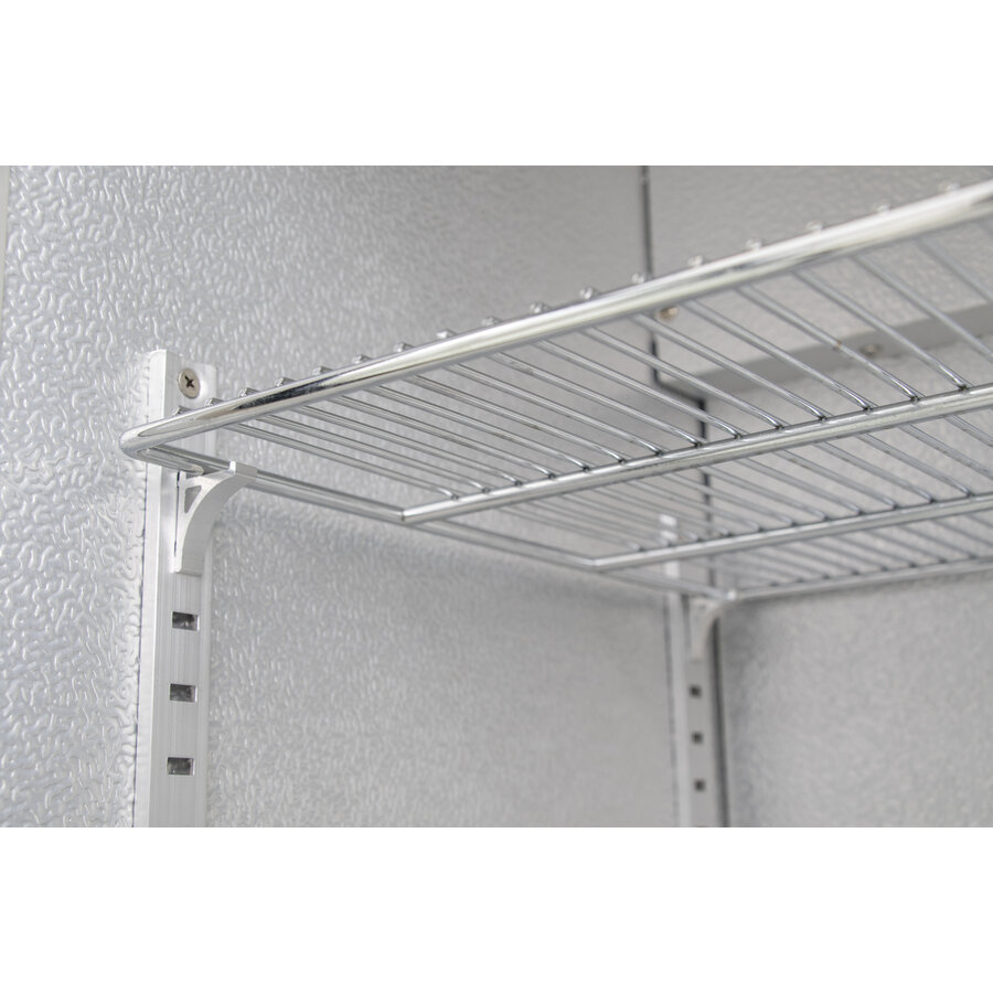 réfrigérateur bar | acier inoxydable | 189L | 2 portes | 500 x 870 x 840 mm