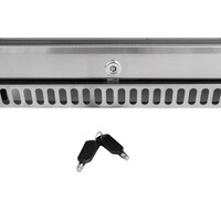 réfrigérateur bar | acier inoxydable | 189L | 2 portes | 500 x 870 x 840 mm