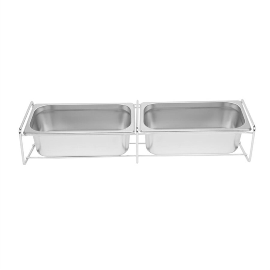 Support en acier inoxydable pour bacs GN