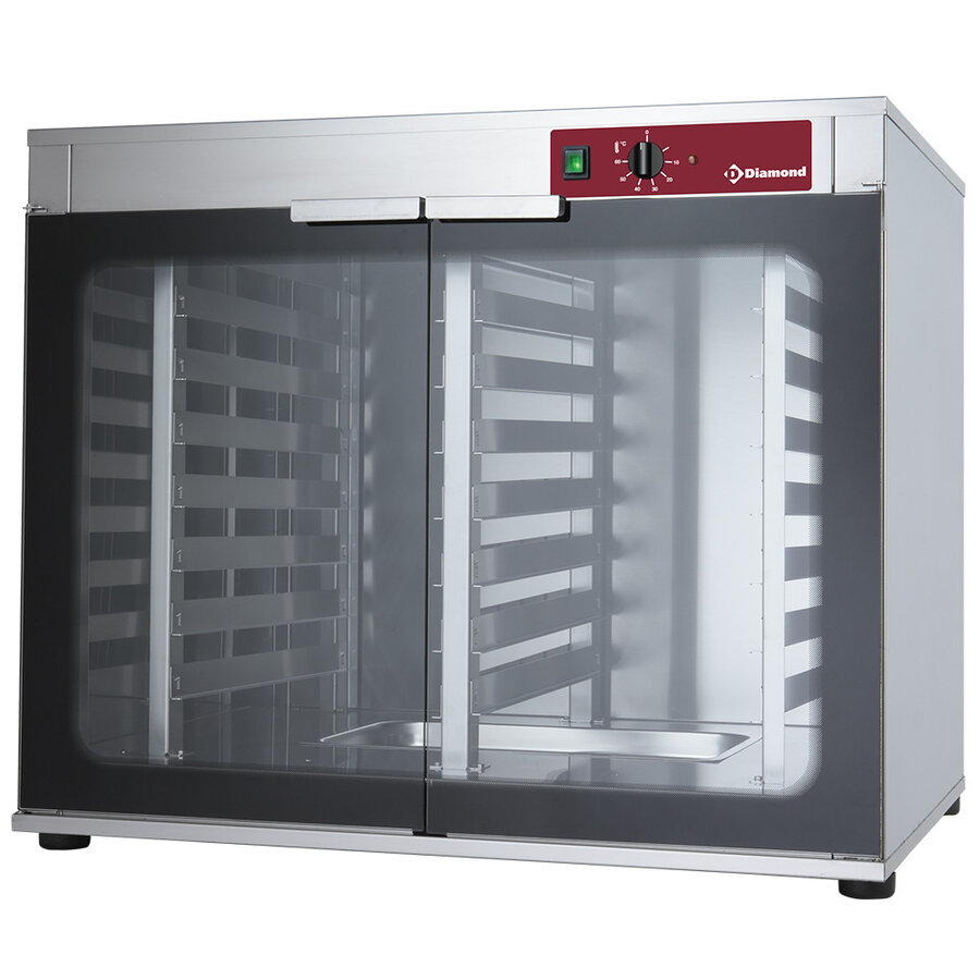 Armoire de fermentation pour four | 2 portes | 2x8 niveaux