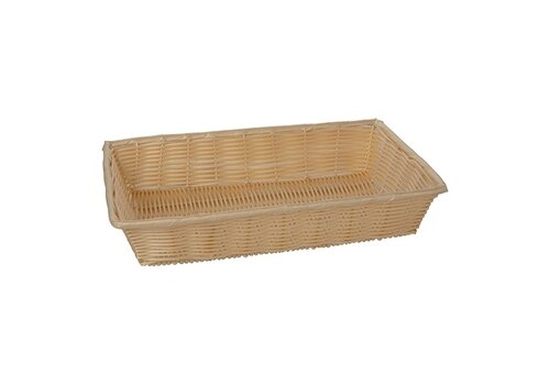  HorecaTraders Bread basket | Polypropylene | 41x29cm 