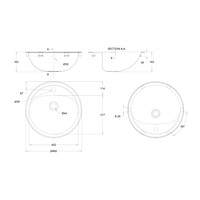 HorecaTraders Stainless Steel Sink | 16x46x20 cm