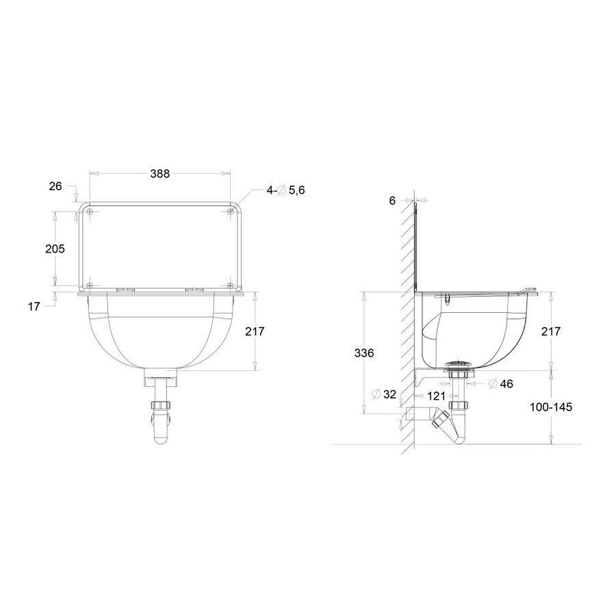 Pouring tray | Stainless steel | 455 x 340 x 217mm