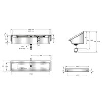 Bac à linge | acier inoxydable | 4 formats