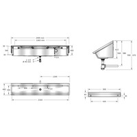 Bac à linge | acier inoxydable | 4 formats