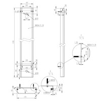 Shower panel | stainless steel | Epoxy | 4 Models