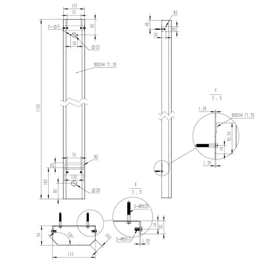 Douchepaneel | RVS | Epoxy | 4 Modellen