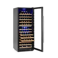 Refroidisseur à vin à deux zones | 595x680x1625 mm | 135 bouteilles