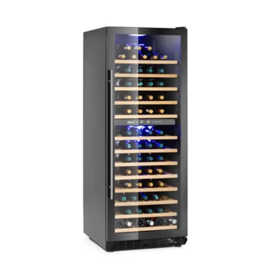 Two-zone wine cooler | 595x680x1625 mm | 135 bottles