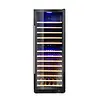 HorecaTraders Two-zone wine cooler | 595x680x1625 mm | 135 bottles