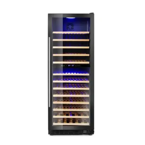  HorecaTraders Two-zone wine cooler | 595x680x1625 mm | 135 bottles 