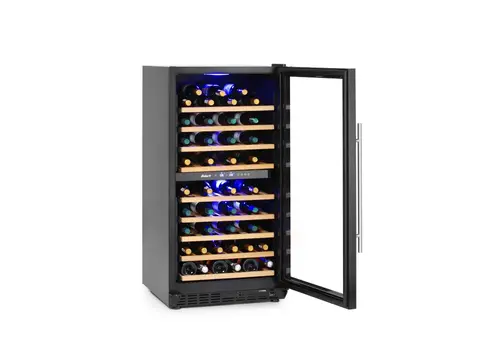  HorecaTraders Cave à vin 2 zones | 72 bouteilles | 595x605x(h)1225mm 