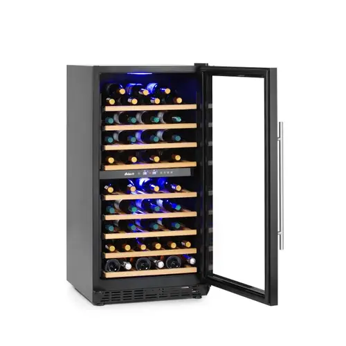  HorecaTraders Cave à vin 2 zones | 72 bouteilles | 595x605x(h)1225mm 