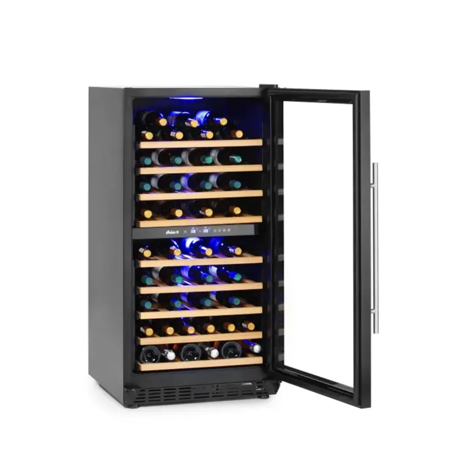 2-zone wine cooler | 72 bottles | 595x605x(h)1225mm