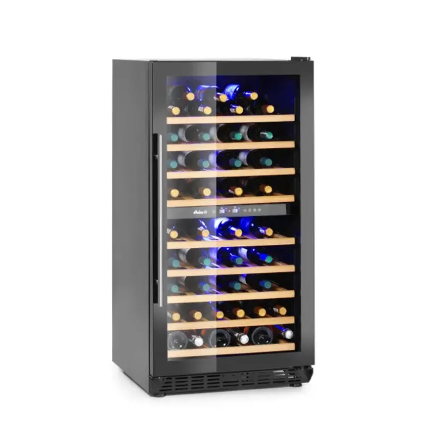 2-zone wine cooler | 72 bottles | 595x605x(h)1225mm