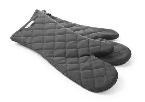  HorecaTraders Oven mitts | Flame retardant cotton | 38cm | 2 pieces 