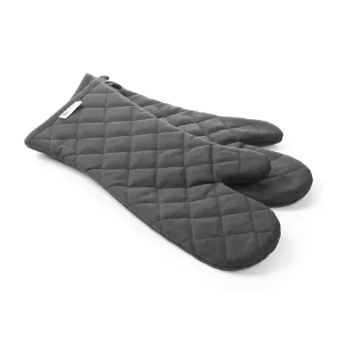  HorecaTraders Oven mitts | Flame retardant cotton | 38cm | 2 pieces 